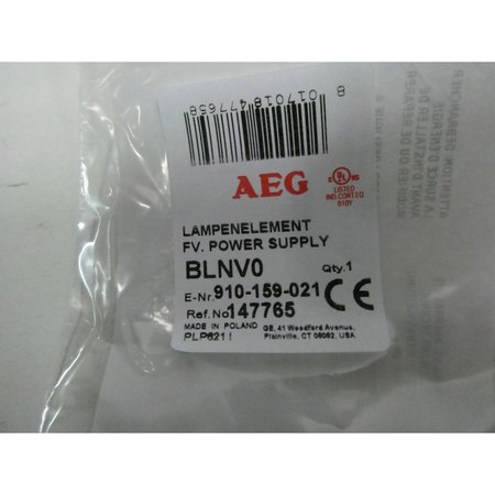 Aeg Fv. Power Supply Contactor Parts And Accessory BLNV0 910-159-021